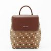 Rucsac David Jones cu imprimeu logo 6534A-1 119 Maro cognac
