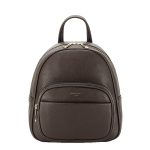 Rucsac mediu, 7000-2 18, 25x22x10 cm, Maro inchis