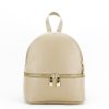 Rucsac mic din piele naturala Ana 122 Bej