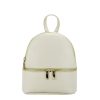 Rucsac mic din piele naturala crem Ana 122