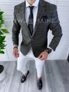 Sacou barbati in carouri  slim fit B4242 45-1.2