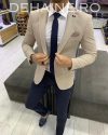 Sacou barbati bej slim fit ZR A3926 O3-4.2