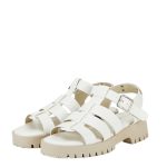 Sandale albe cu talpa groasa 5884 128