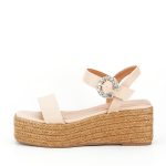 Sandale bej cu platforma 5935 126