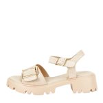 Sandale bej cu talpa groasa 8068 128