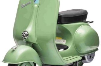 Scuter electric Piaggio VESPA 150 VL1T 110W 12V 10Ah, roti moi, scaun tapitat, culoare verde