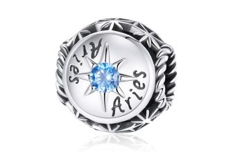 Talisman din argint Aries Zodiac Sun