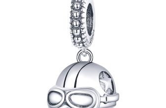 Talisman din argint Motorcycle Helmet