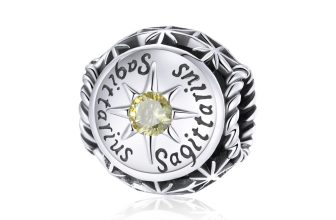 Talisman din argint Sagittarius Zodiac Sun