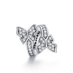 Talisman din argint Two Shiny Butterflies