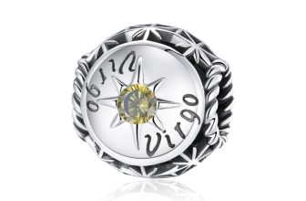 Talisman din argint Virgo Zodiac Sun