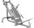Aparat dual presa picioare/ Half squat IT 7006