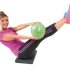Minge fitness 65cm, rosu, verde, gri, Sveltus, 1 kg
