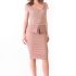 Rochie MBG Collection de ocazie mulata pe corp de lungime midi