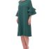 Rochie de ocazie parte peste parte din tricot fin cu fir laminat