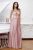 Rochie eleganta lunga din tafta roz pudra