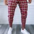 Pantaloni barbati casual regular fit in carouri B1727 S3