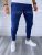 Pantaloni barbati casual regular fit bleumarin B1753  B5-2