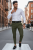 Pantaloni barbati eleganti kaki B1798 B6-5.1 U2