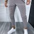Pantaloni barbati casual regular fit in carouri B1553 Z4-2