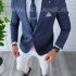 Sacou barbati in carouri slim fit B5315 O2-4.3
