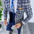 Costum barbati slim fit + Vesta B4222 D3-4.1