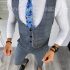 Compleu barbati  Vesta + Pantaloni B5522 128-2
