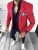 Sacou barbati rosu slim fit A4001 X