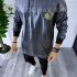 Bluza barbati neagra slim fit K404 V13