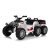 ATV electric pentru copii 2-6 ani, Kinderauto FarmQuad 6×6, 180W, 12V 14AH, roti EVA, premium, alb