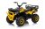 ATV electric copii 2-5 ani, Mini DESERT, 120W 12V, music player, telecomanda control parental, culoare galbena
