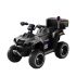ATV electric pentru copii 3-6 ani, Kinderauto Police, 80W, 12V 7Ah, echipare premium, alb