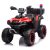ATV electric pentru copii 3-6 ani, Kinderauto Police, 80W, 12V 7Ah, echipare premium, rosu