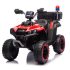 ATV electric pentru copii 3-6 ani, Kinderauto Police, 80W, 12V 7Ah, echipare premium, alb