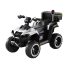 ATV electric pentru copii 3-6 ani, Kinderauto Police, 80W, 12V 7Ah, echipare premium, rosu