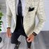 Sacou barbati in carouri slim fit B5019 22A-1