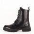 Botine negre cu imprimeu Diana 117