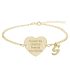 Together – Colier personalizat din argint 925 placat cu aur galben 24K – Banut