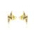 Cercei din argint Golden Flash Studs