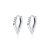 Cercei din argint V Shape Hoops