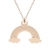Rainbow – Colier personalizat din argint 925 placat cu aur roz Curcubeu