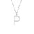 Caracter- Colier din argint personalizat cu litera