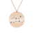 Colier argint 925 placat cu aur Roz personalizat cu constelatii – Fecioara