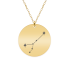 Colier argint 925 placat cu aur galben 24K personalizat cu constelatii – Gemeni