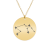 Colier argint 925 placat cu aur galben 24K personalizat cu constelatii – Varsator