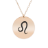 Colier argint 925 placat cu aur Roz personalizat cu semn zodiacal Scorpion