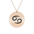 Colier argint 925 personalizat cu semn zodiacal Fecioara