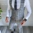 Compleu barbati  Vesta + Pantaloni B4010 64-2