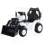 Excavator electric Kinderauto BJYT1066 60W 6V cu telecomanda, culoare alba