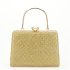 Geanta clutch aurie cu cristale si sclipici 55461 06